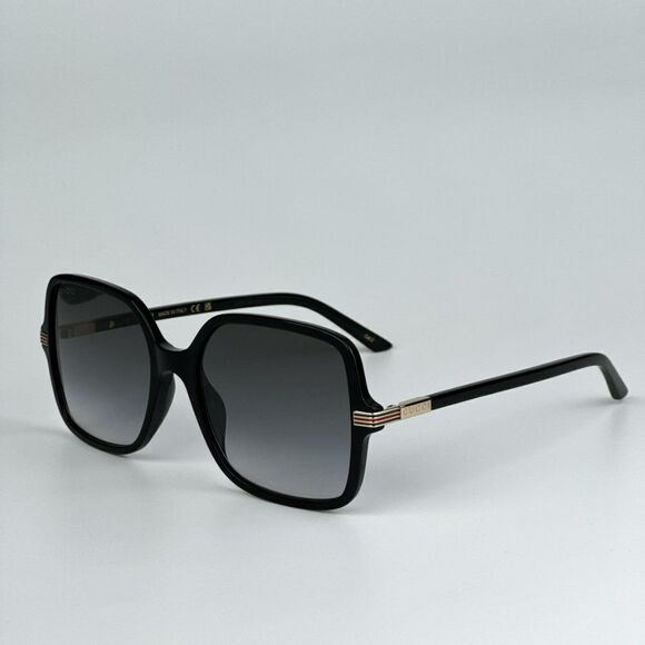 NEW Gucci GG1449S 001 Black Grey Women Square Sunglasses GG 1449S main image 11